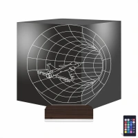 Savaş Uçağı Pilot 3D Lamba - Masa Gece Lambası Savaş Uçağı Pilot 3D Lamba - Masa Gece Lambası