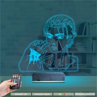 Amerikan Klasik Araba Vintage 3D Lamba - Masa Gece Lambası