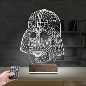 Darth Veider 3D Lamba - Masa Gece Lambası Darth Veider 3D Lamba - Masa Gece Lambası