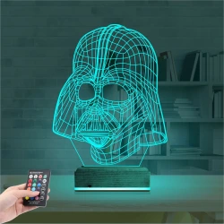 Darth Veider 3D Lamba - Masa Gece Lambası Darth Veider 3D Lamba - Masa Gece Lambası