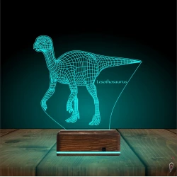 Dinozor Lesothosaurus 3D Lamba - Masa Gece Lambası