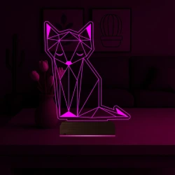 Kurnaz Tilki 3D Lamba - Masa Gece Lambası Kurnaz Tilki 3D Lamba - Masa Gece Lambası