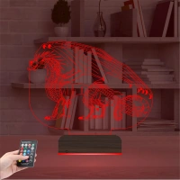Ejderha 3D Lamba - Masa Gece Lambası Ejderha 3D Lamba - Masa Gece Lambası
