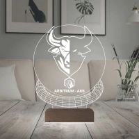 Crypto Arbitrum Arb Coin Kripto Finans 3D Lamba - Masa Gece Lambası