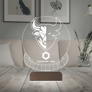 Crypto Chainlink Link Coin Kripto Finans 3D Lamba - Masa Gece Lambası Crypto Chainlink Link Coin Kripto Finans 3D Lamba - Masa Gece Lambası