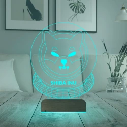 Crypto Shiba Inu Coin Kripto Finans 3D Lamba - Masa Gece Lambası Crypto Shiba Inu Coin Kripto Finans 3D Lamba - Masa Gece Lambası