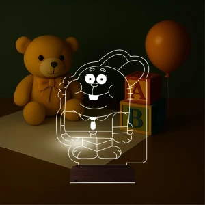 Çocuk Odası Çizgi Film Tavşan 3D Lamba - Masa Gece Lambası Çocuk Odası Çizgi Film Tavşan 3D Lamba - Masa Gece Lambası