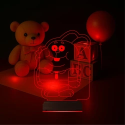 Çocuk Odası Çizgi Film Tavşan 3D Lamba - Masa Gece Lambası Çocuk Odası Çizgi Film Tavşan 3D Lamba - Masa Gece Lambası