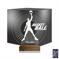 Basketbol Nba Kişiye Özel 3D Lamba - Masa Gece Lambası