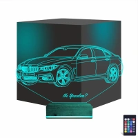 Araba Bmw 4.20 Kişiye Özel 3D Lamba - Masa Gece Lambası Araba Bmw 4.20 Kişiye Özel 3D Lamba - Masa Gece Lambası