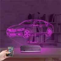 Araba Bmw 4.20 Kişiye Özel 3D Lamba - Masa Gece Lambası Araba Bmw 4.20 Kişiye Özel 3D Lamba - Masa Gece Lambası