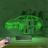 Araba Bmw 4.20 Kişiye Özel 3D Lamba - Masa Gece Lambası Araba Bmw 4.20 Kişiye Özel 3D Lamba - Masa Gece Lambası