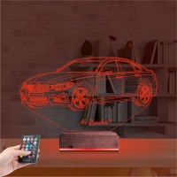 Araba Bmw 4.20 Kişiye Özel 3D Lamba - Masa Gece Lambası Araba Bmw 4.20 Kişiye Özel 3D Lamba - Masa Gece Lambası