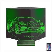 Araba Chevrolet Corvette Kişiye Özel 3D Lamba - Masa Gece Lambası Araba Chevrolet Corvette Kişiye Özel 3D Lamba - Masa Gece Lambası