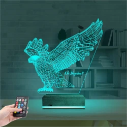 Kartal Taraftar Kişiye Özel 3D Lamba - Masa Gece Lambası Kartal Taraftar Kişiye Özel 3D Lamba - Masa Gece Lambası