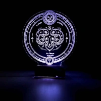 Astroloji Koç Burcu Kişiye Özel 3D Lamba - Masa Gece Lambası