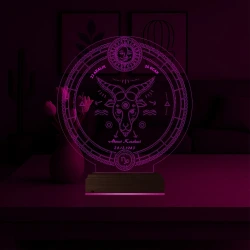 Astroloji Oğlak Burcu Kişiye Özel 3D Lamba - Masa Gece Lambası Astroloji Oğlak Burcu Kişiye Özel 3D Lamba - Masa Gece Lambası