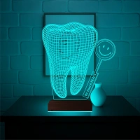 Smile Diş Hekimi Diş Doktoru Hediye Kişiye Özel 3D Lamba - Masa Gece Lambası Smile Diş Hekimi Diş Doktoru Hediye Kişiye Özel 3D Lamba - Masa Gece Lambası