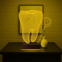 Smile Diş Hekimi Diş Doktoru Hediye Kişiye Özel 3D Lamba - Masa Gece Lambası Smile Diş Hekimi Diş Doktoru Hediye Kişiye Özel 3D Lamba - Masa Gece Lambası