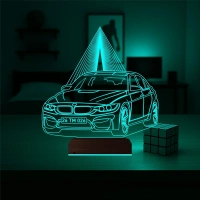 Araba Otomobil Bmw Kişiye Özel 3D Lamba - Masa Gece Lambası Araba Otomobil Bmw Kişiye Özel 3D Lamba - Masa Gece Lambası
