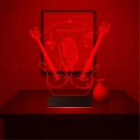 Elektro Gitar Gitarist Rock Müzik Kişiye Özel 3D Lamba - Masa Gece Lambası Elektro Gitar Gitarist Rock Müzik Kişiye Özel 3D Lamba - Masa Gece Lambası