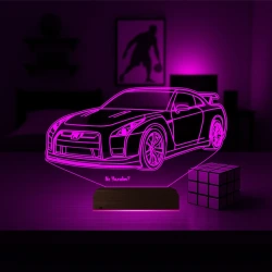 Spor Araba Honda GTR Otomobil Kişiye Özel 3D Lamba - Masa Gece Lambası Spor Araba Honda GTR Otomobil Kişiye Özel 3D Lamba - Masa Gece Lambası