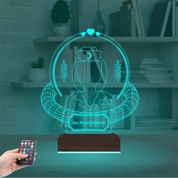 Hemşire Hediye Kişiye Özel 3D Lamba - Masa Gece Lambası Hemşire Hediye Kişiye Özel 3D Lamba - Masa Gece Lambası