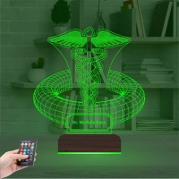 Doktor Hediye Tıp Logo Kişiye Özel 3D Lamba - Masa Gece Lambası Doktor Hediye Tıp Logo Kişiye Özel 3D Lamba - Masa Gece Lambası