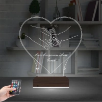 Anneler Günü Anne Bebek Hediye Kişiye Özel 3D Lamba - Masa Gece Lambası Anneler Günü Anne Bebek Hediye Kişiye Özel 3D Lamba - Masa Gece Lambası