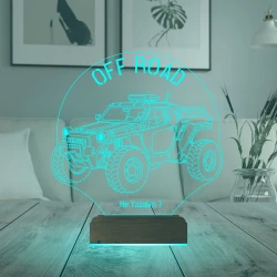 Off Road Arazi Aracı Jeep Tasarım Kişiye Özel 3D Lamba - Masa Gece Lambası Off Road Arazi Aracı Jeep Tasarım Kişiye Özel 3D Lamba - Masa Gece Lambası